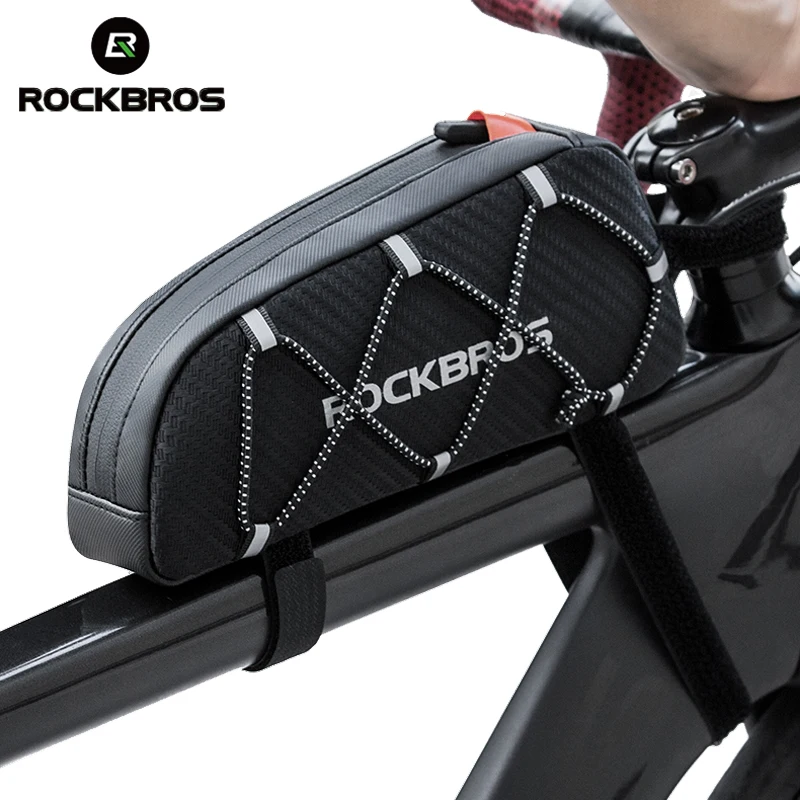 ROCKBROS Bike Bag Waterproof Reflective Front Top Frame Tube Bag Large Capacity Ultralight Bicycle Bag Cycling Pannier Bag 1L
ROCKBROS Bike Bag Waterproof Reflective Front Top Frame Tube Bag Large Capacity Ultralight Bicycle Bag Cycling Pannier Bag 1L