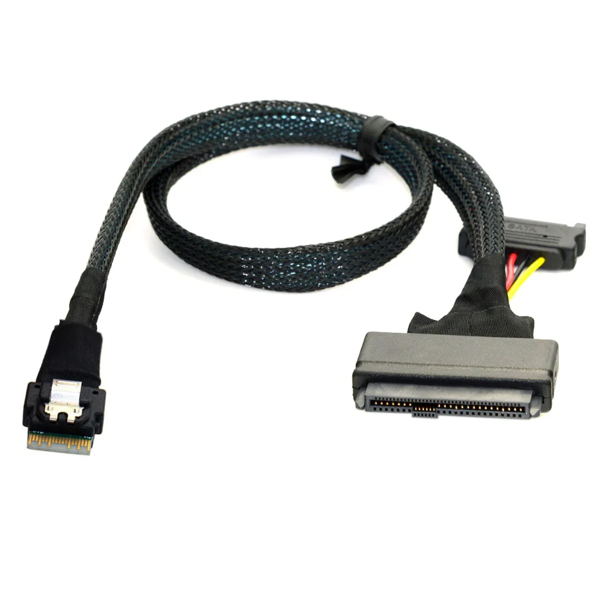 

CY Slimline SFF-8654 4i NVME PCIe SSD Cable for Mainboard SSD 750 p3600 p3700 M.2 to U.2 U2 SFF-8639