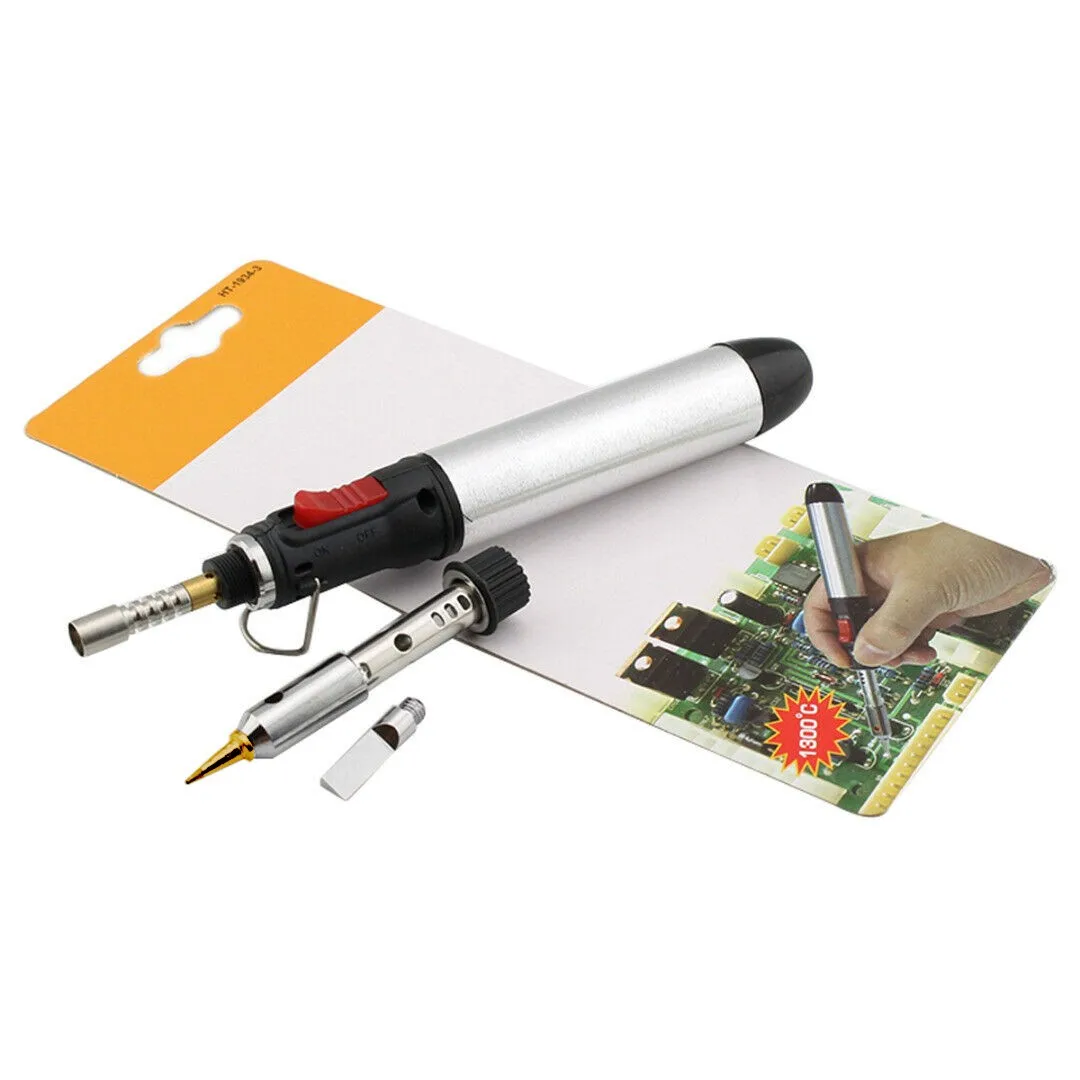 HT-1934-3Gas Soldering Iron Welding Gas Soldering Iron Set Butane Cordless Welding Pen Torch Tool Kit Repair Tool For Welding
HT-1934-3Gas Soldering Iron Welding Gas Soldering Iron Set Butane Cordless Welding Pen Torch Tool Kit Repair Tool For Welding