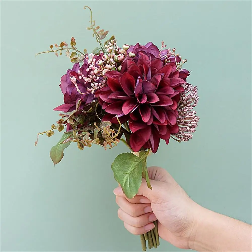 DIY 1 Bunch Adorable Photography Props Artificial Dahila Durable Artificial Flower Creative Meeting Room Decor
DIY 1 Bunch Adorable Photography Props Artificial Dahila Durable Artificial Flower Creative Meeting Room Decor
