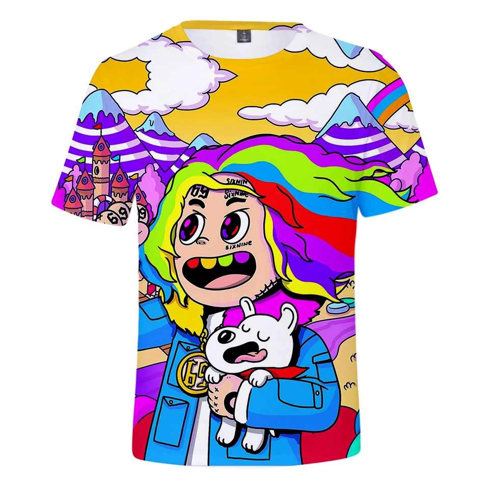 Мужские и женские летние удобные повседневные Новые Модные Топы 6IX9INE в стиле хип-хоп Harajuku, повседневные 3D футболки с коротким рукавом
Мужские и женские летние удобные повседневные Новые Модные Топы 6IX9INE в стиле хип-хоп Harajuku, повседневные 3D футболки с коротким рукавом