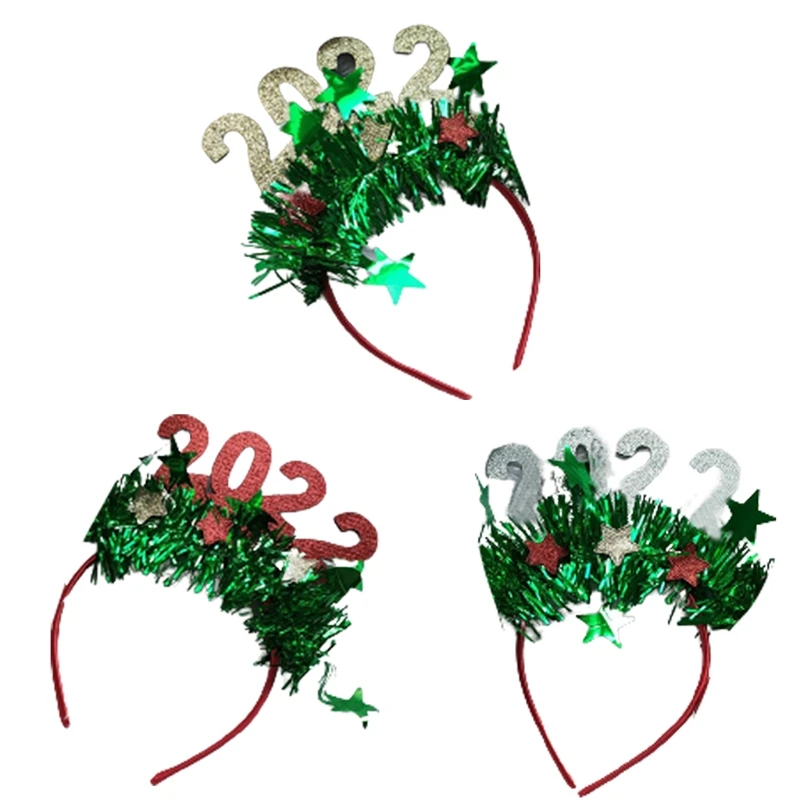 Christmas New Year Headbands 2022 Hair Hoop Glitter Tinsel Headdress Novelty Xmas Photo Props Party Hair Supplies
Christmas New Year Headbands 2022 Hair Hoop Glitter Tinsel Headdress Novelty Xmas Photo Props Party Hair Supplies