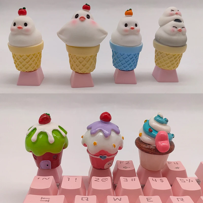 Cute Ice Cream Model Custom Keycap Personalized Design Resin Keycaps For Mechanical Keyboard Decoration Accessories Cherry Mx
Cute Ice Cream Model Custom Keycap Personalized Design Resin Keycaps For Mechanical Keyboard Decoration Accessories Cherry Mx