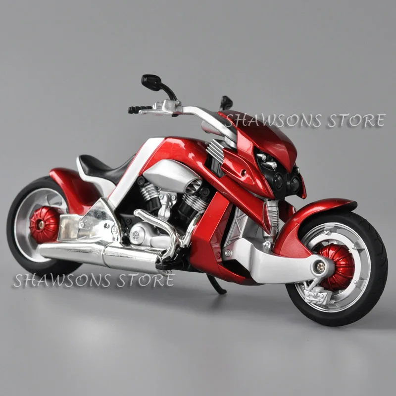 Игрушечная модель литая мотоцикла 1:12 Yamaha V Rex Sport Bike миниатюрная Реплика со звуком