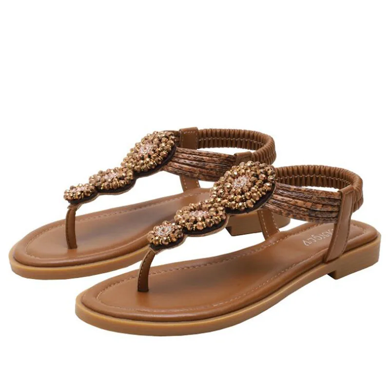 Women sandals summer flat pearl sandals flip flops rome shoes string bead slippers mujer gladiator sandalias sapatos femininos
Women sandals summer flat pearl sandals flip flops rome shoes string bead slippers mujer gladiator sandalias sapatos femininos