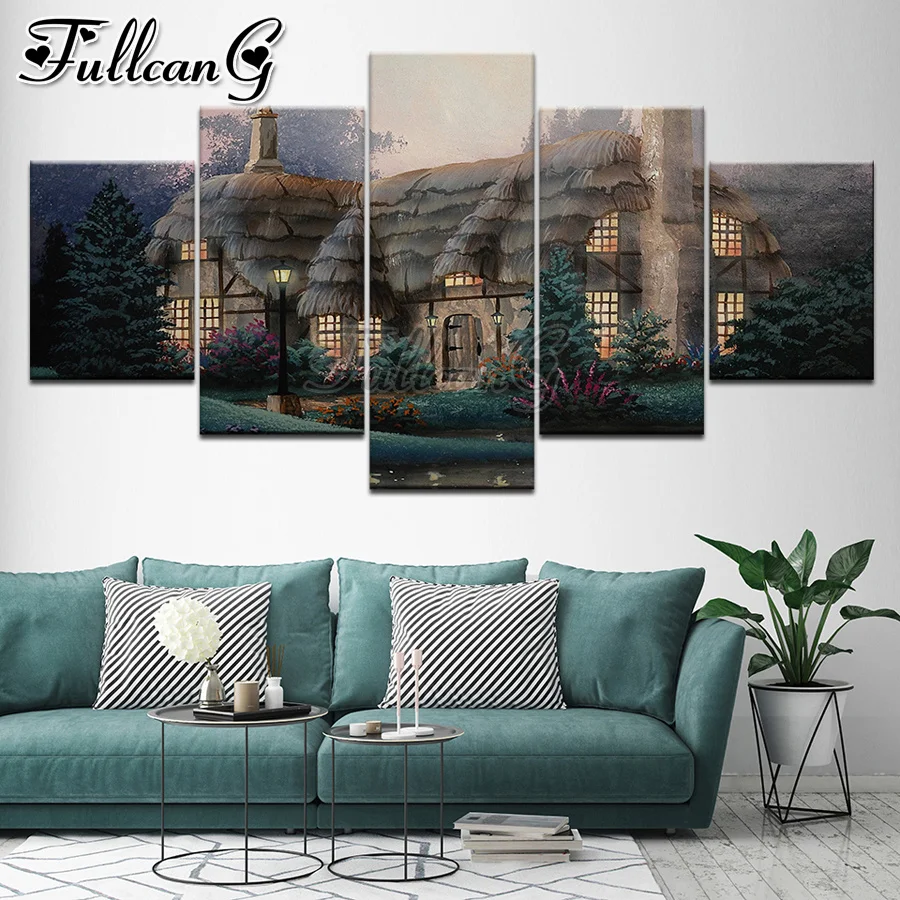 Пейзаж коттеджа FULLCANG из соломы, 5 шт., алмазная живопись «сделай сам», полноразмерная круглая мозаичная вышивка, распродажа, домашний декор ...
Пейзаж коттеджа FULLCANG из соломы, 5 шт., алмазная живопись «сделай сам», полноразмерная круглая мозаичная вышивка, распродажа, домашний декор ...