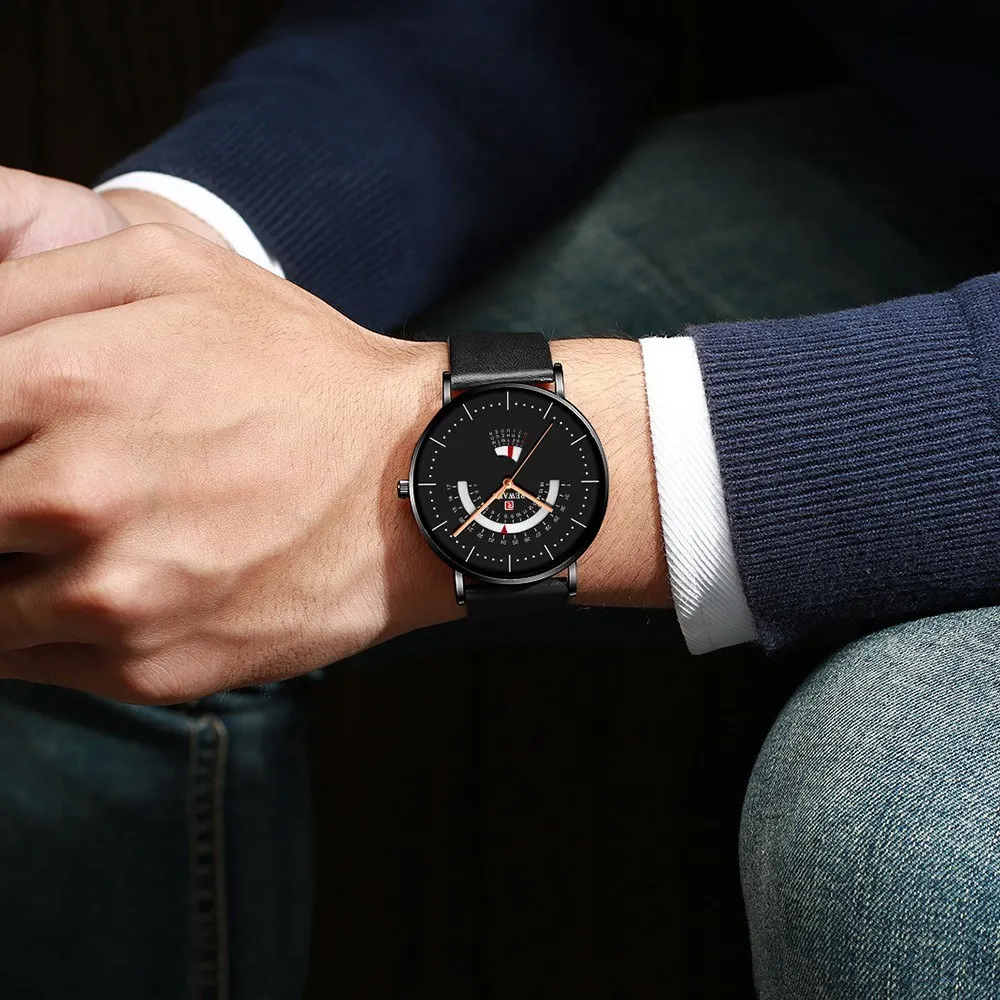 Quartz Movement Men Watch Luxury Business Simple Wrist Watch 3ATM Waterproof Ultra-thin Calendar Week Wristwatch
Quartz Movement Men Watch Luxury Business Simple Wrist Watch 3ATM Waterproof Ultra-thin Calendar Week Wristwatch