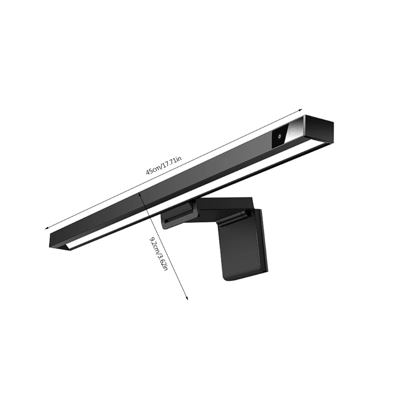 67JA 3 Color Stepless Dimming&Hue Adjustment Computer Monitor Light USB Eye-Care LED Hanging Light Bar for Office Computer PC
67JA 3 Color Stepless Dimming&Hue Adjustment Computer Monitor Light USB Eye-Care LED Hanging Light Bar for Office Computer PC