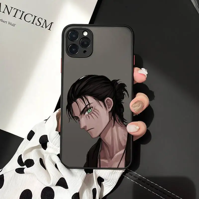 Attack on Titan Eren Jaeger Phone Case For iphone 12 11 8 7 plus mini x xs xr pro max matte transparent cover
Attack on Titan Eren Jaeger Phone Case For iphone 12 11 8 7 plus mini x xs xr pro max matte transparent cover