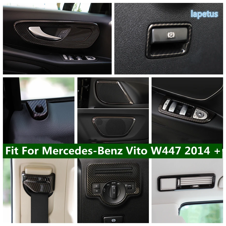 Carbon Fiber Window Control / Headlamp Switches / Steering Wheel Cover Trim For Mercedes-Benz Vito W447 2014 - 2021 Car Supplies
Carbon Fiber Window Control / Headlamp Switches / Steering Wheel Cover Trim For Mercedes-Benz Vito W447 2014 - 2021 Car Supplies