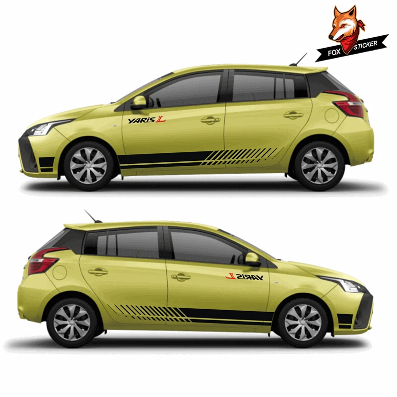 Gloss Auto Side Car Sticker Sport Stripes Car Stickers Car Both Side Body Sport Auto Stickers for TOYOTA YARIS 13-18
Gloss Auto Side Car Sticker Sport Stripes Car Stickers Car Both Side Body Sport Auto Stickers for TOYOTA YARIS 13-18
