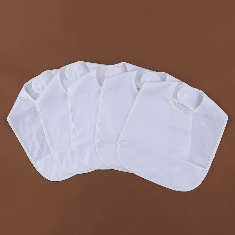 Waterproof Baby Bibs Infant Feeding Apron Smock Burp Cloth with Pocket for Newborn Gifts
