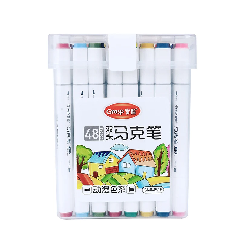 Double-headed marker pen set Office stationery student drawing graffiti writing oily marker pen
Double-headed marker pen set Office stationery student drawing graffiti writing oily marker pen