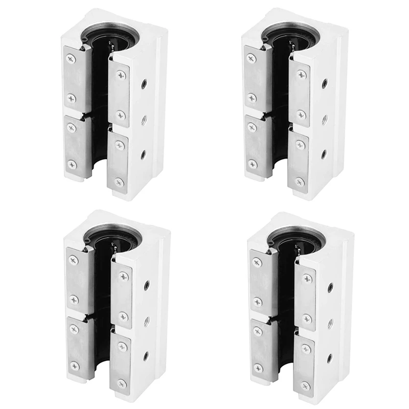 4PCS SBR20LUU 20mm Aluminum Alloy Linear Motion Ball Bearing Pillow Block Open Linear Bearing Slide Block Slide Bushing
4PCS SBR20LUU 20mm Aluminum Alloy Linear Motion Ball Bearing Pillow Block Open Linear Bearing Slide Block Slide Bushing