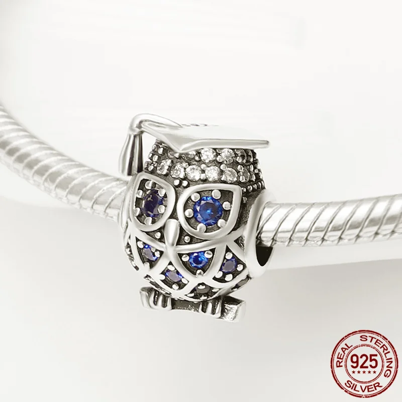 2021 New Dr. Owl With Brick Charm Beads 100% Real 925 Sterling Silver Fit Original 3mm Bracelet&Bangle For Women Birthday Fashio
2021 New Dr. Owl With Brick Charm Beads 100% Real 925 Sterling Silver Fit Original 3mm Bracelet&Bangle For Women Birthday Fashio