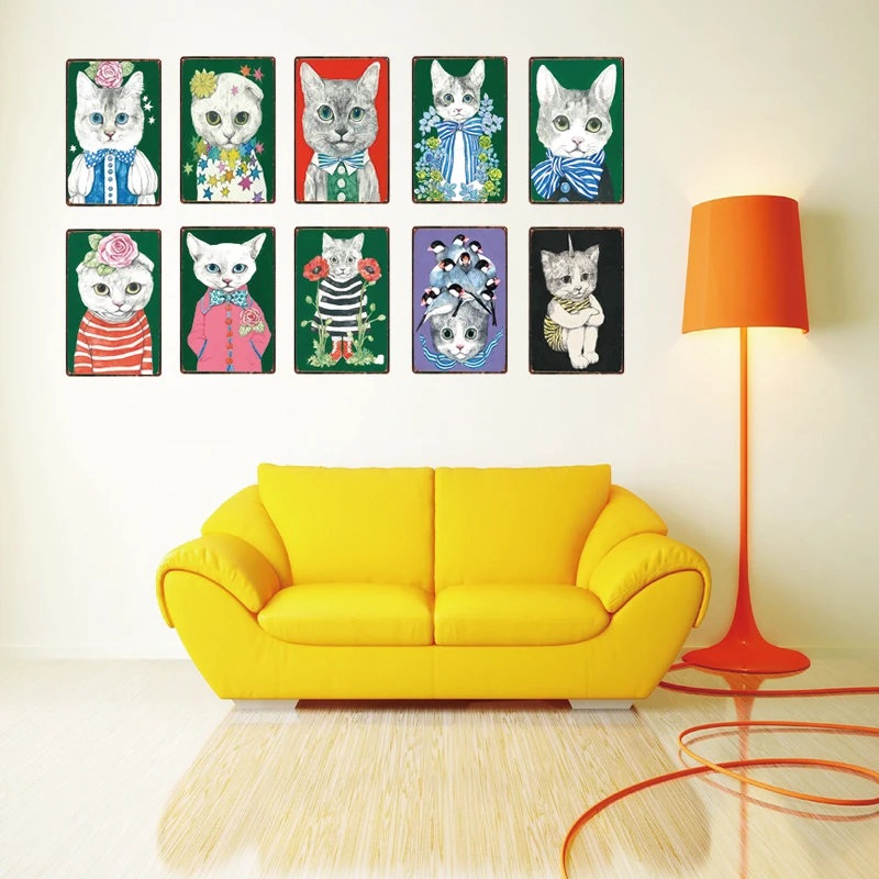 Japanese Cat Sign Pet Metal Plate Retro Animal Tin Sign Plaque Metal Wall Art Home Vintage Decor 30X20CM DU-2892
Japanese Cat Sign Pet Metal Plate Retro Animal Tin Sign Plaque Metal Wall Art Home Vintage Decor 30X20CM DU-2892
