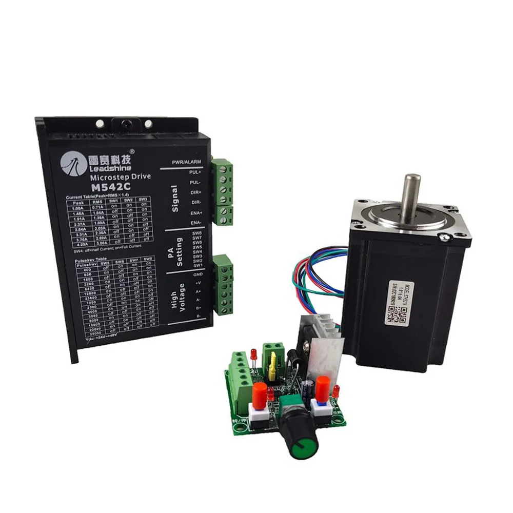 Simple single axis pulse generator Stepper motor pauses forward and reverse LeadShine stepper driver and stepper motor
Simple single axis pulse generator Stepper motor pauses forward and reverse LeadShine stepper driver and stepper motor