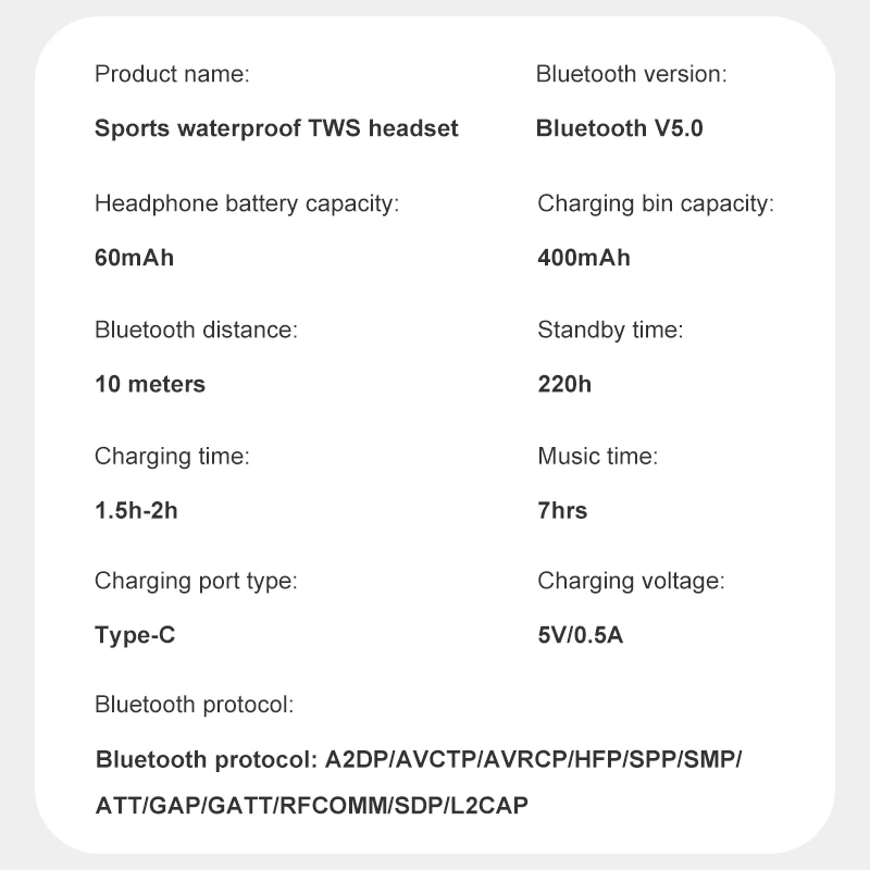 KUULAA TWS Bluetooth Headphones 5.0 Sport Earbuds Wireless Earphones Headset Touch Control Waterproof With Mic Charging box
KUULAA TWS Bluetooth Headphones 5.0 Sport Earbuds Wireless Earphones Headset Touch Control Waterproof With Mic Charging box