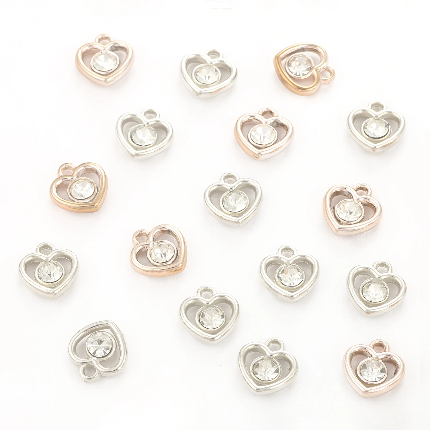 20pcs Love Heart With White Diamond CCB Charms Pendant Silver Color Loose Necklace DIY Pendants for Bracelet Jewelry Making
20pcs Love Heart With White Diamond CCB Charms Pendant Silver Color Loose Necklace DIY Pendants for Bracelet Jewelry Making