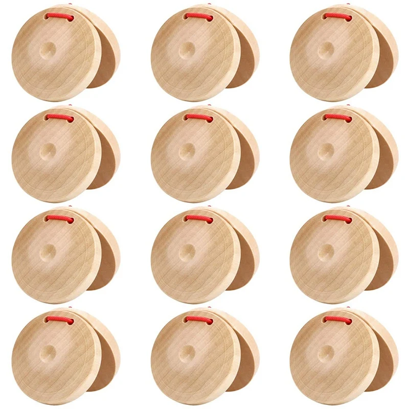 12 Pcs Musical Castanets Instrument,Wooden Castanets Percussion, Clap Board Music Educational, for Schools and Parties
12 Pcs Musical Castanets Instrument,Wooden Castanets Percussion, Clap Board Music Educational, for Schools and Parties