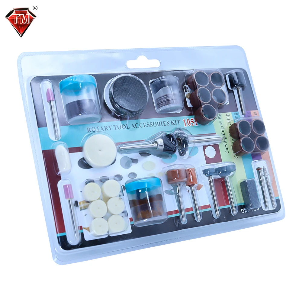 TM 105pcs Electric Mini Drill Bit Kit Abrasive Rotary Tool Accessories Set for Dremel Grinding Sanding Polishing Cutting 
TM 105pcs Electric Mini Drill Bit Kit Abrasive Rotary Tool Accessories Set for Dremel Grinding Sanding Polishing Cutting