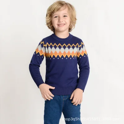 Boys Sweater Plus Velvet Thickening Children's Winter Knit Sweater Round Neck Pullover Knitted Coats Toddler Casual Sweaters
Boys Sweater Plus Velvet Thickening Children's Winter Knit Sweater Round Neck Pullover Knitted Coats Toddler Casual Sweaters
