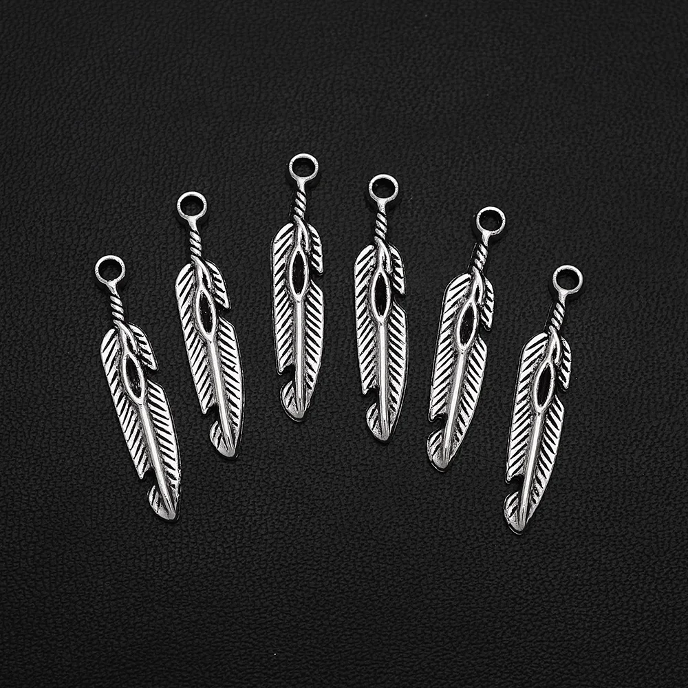 20pcs/Lots 5x28mm Antique Silver Plated Peacock Feather Charms Fit Dreamcatcher Pendants For Jewelry Finding Making Accessories
20pcs/Lots 5x28mm Antique Silver Plated Peacock Feather Charms Fit Dreamcatcher Pendants For Jewelry Finding Making Accessories