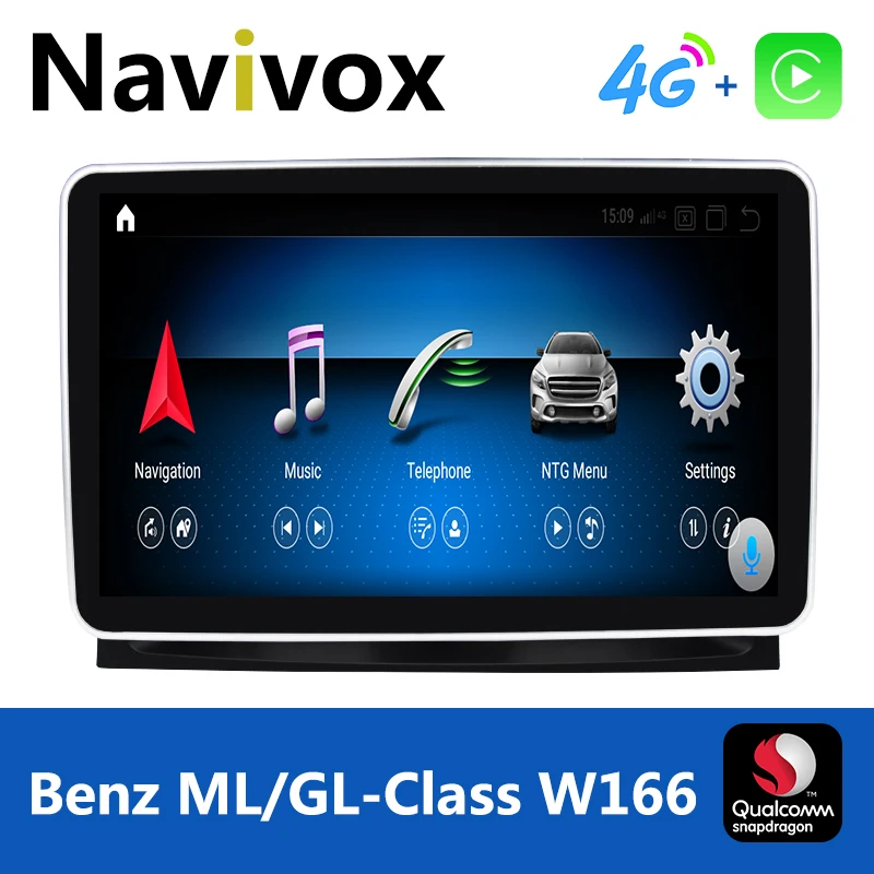 Navivox Android 2012 Qualcomm автомобильное радио стерео для Benz ML/GL-Class W166/X166 2013/2014/2015/NTG4.5 4G LTE GPS BT IPS SWC
Navivox Android 2012 Qualcomm автомобильное радио стерео для Benz ML/GL-Class W166/X166 2013/2014/2015/NTG4.5 4G LTE GPS BT IPS SWC