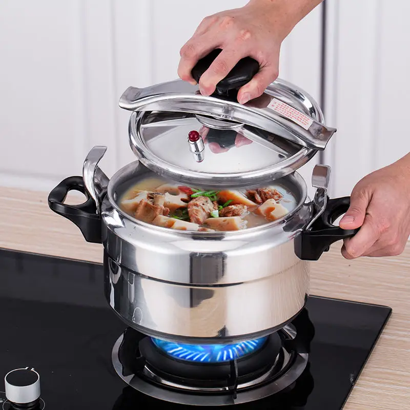 Pressure Cooker Soup Pot Cooking Tool Stewpot Aluminum Alloy Gas Induction Cooker Kitchen Cookware Camping Outdoor Hotel Pan
Pressure Cooker Soup Pot Cooking Tool Stewpot Aluminum Alloy Gas Induction Cooker Kitchen Cookware Camping Outdoor Hotel Pan