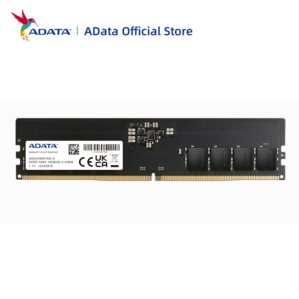 AData DDR5-4800 U-DIMM 16GB 4800MHZ Память RAM DDR5 Computador Desktop PC
AData DDR5-4800 U-DIMM 16GB 4800MHZ Память RAM DDR5 Computador Desktop PC