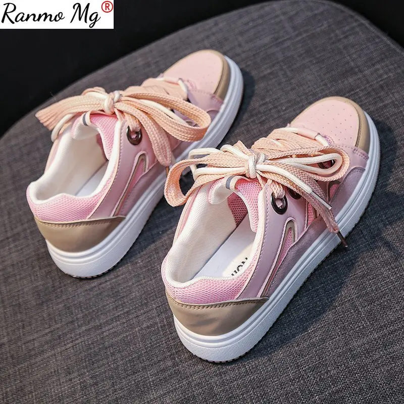 Spring 2021 New Small White Pink Shoes Women's Comfortable Low-top Board Shoes Thick Soles Color Retro Sports Shoes for Women
Spring 2021 New Small White Pink Shoes Women's Comfortable Low-top Board Shoes Thick Soles Color Retro Sports Shoes for Women