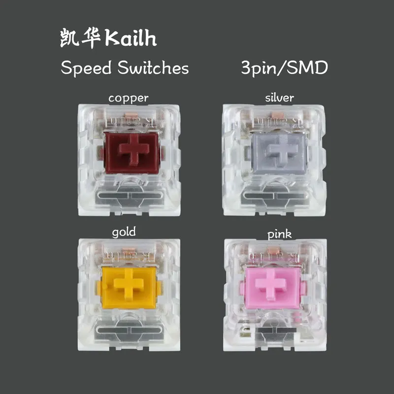 Kailh Скорость 3 шпильки SMD переключатель клавиатуры для Механическая клавиатура вал цвета: золотистый, серебристый Медь розовый
Kailh Скорость 3 шпильки SMD переключатель клавиатуры для Механическая клавиатура вал цвета: золотистый, серебристый Медь розовый