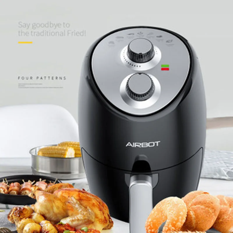 Air Fryer Oil-free Multifunctional Automatic Electric Fryer French Fries Maker Deep Fryer Without Oil 3L 1300W Evenly Heated
Air Fryer Oil-free Multifunctional Automatic Electric Fryer French Fries Maker Deep Fryer Without Oil 3L 1300W Evenly Heated