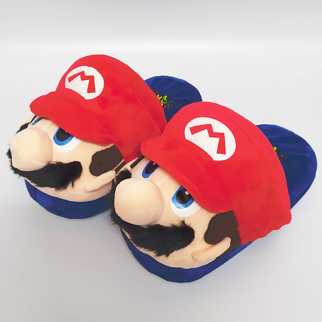 Winter plush cotton slippers Mario anime cosplay cartoon pattern men and women slippers cute adult household shoes new
Winter plush cotton slippers Mario anime cosplay cartoon pattern men and women slippers cute adult household shoes new