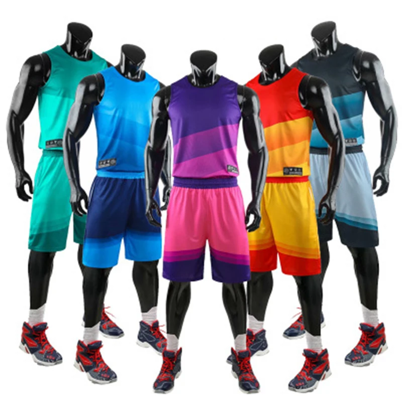 Баскетбольный костюм для мужчин колледжа летних игр тренировочный спортивный