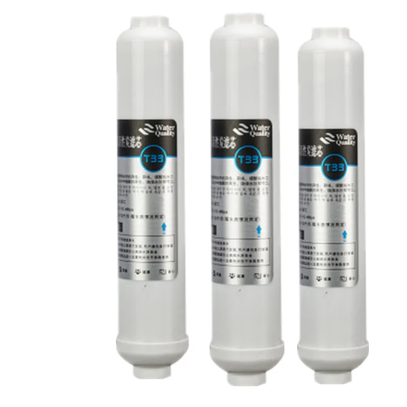 T33 water filter Activated carbon Water Filter Refrigerator Reverse Osmosis RO System Replacement Water Filter Cartridges 10Inch
T33 water filter Activated carbon Water Filter Refrigerator Reverse Osmosis RO System Replacement Water Filter Cartridges 10Inch