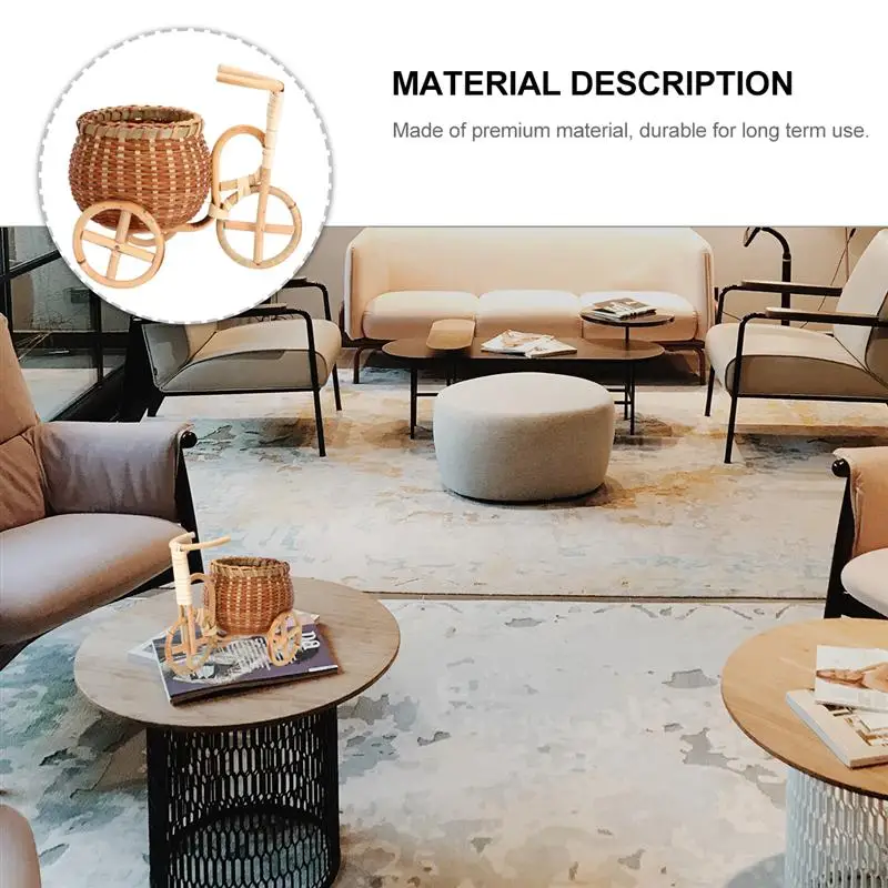 Bamboo Woven Decoration Mini Bamboo Bike Pure Handmade Craft Desktop Ornament
Bamboo Woven Decoration Mini Bamboo Bike Pure Handmade Craft Desktop Ornament