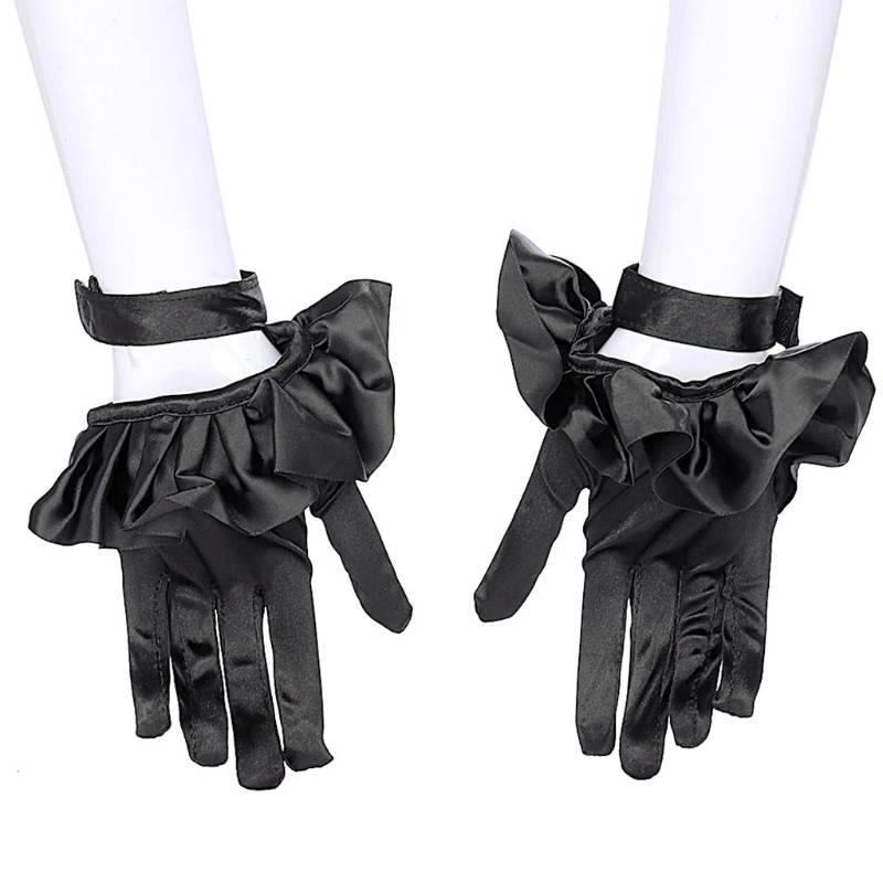 Gothic Gloves for Women Ruffle Gloves Victorian Costume Cosplay Accessories
Gothic Gloves for Women Ruffle Gloves Victorian Costume Cosplay Accessories