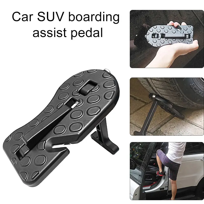 

Car pedal Car roof pedal Car Door Step Pedal Universal Auto Rooftop Luggage Ladder Hooked Foot Pegs Doorstep Safety Hammer