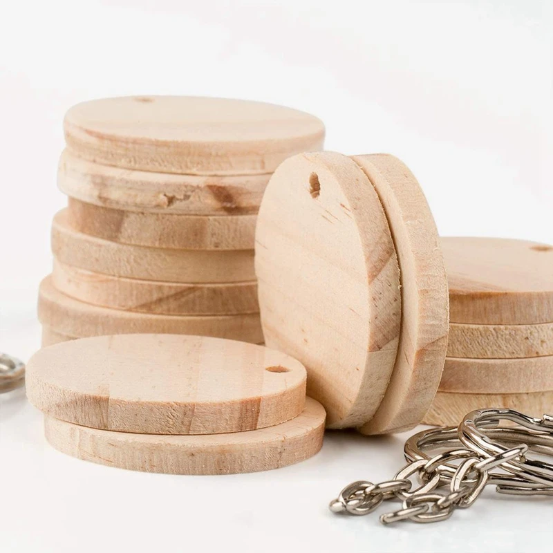 80 Pcs Natural Wood Slices,1.5 Inch Unfinished Wood Sign with 80 Pcs Key Rings for DIY Crafts Decorations Ornaments
80 Pcs Natural Wood Slices,1.5 Inch Unfinished Wood Sign with 80 Pcs Key Rings for DIY Crafts Decorations Ornaments