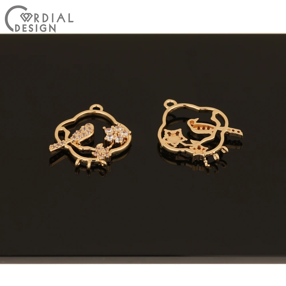 Cordial Design 50Pcs 21*25MM CZ Pendant/DIY Necklace Making/Hand Made/Earrings Accessories/Charms/Jewelry Findings & Components
Cordial Design 50Pcs 21*25MM CZ Pendant/DIY Necklace Making/Hand Made/Earrings Accessories/Charms/Jewelry Findings & Components