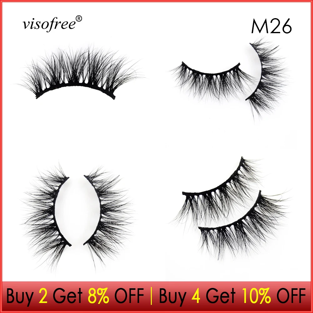 Visofree Eyelashes 3D Mink Lashes Wispy lashes Cruelty free Mink Eyelashes Handmade lashes Natural Long False Eyelashes Makeup
Visofree Eyelashes 3D Mink Lashes Wispy lashes Cruelty free Mink Eyelashes Handmade lashes Natural Long False Eyelashes Makeup