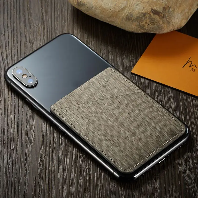 Wood Pattern Credit Card Holder Cell Phone Wallet Pocket Sticker Adhesive Pouch Case
Wood Pattern Credit Card Holder Cell Phone Wallet Pocket Sticker Adhesive Pouch Case