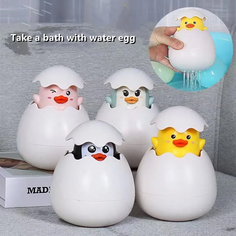 Baby bathroom bath toy bathroom floating spray egg duck dinosaur children playing water toy
Baby bathroom bath toy bathroom floating spray egg duck dinosaur children playing water toy
