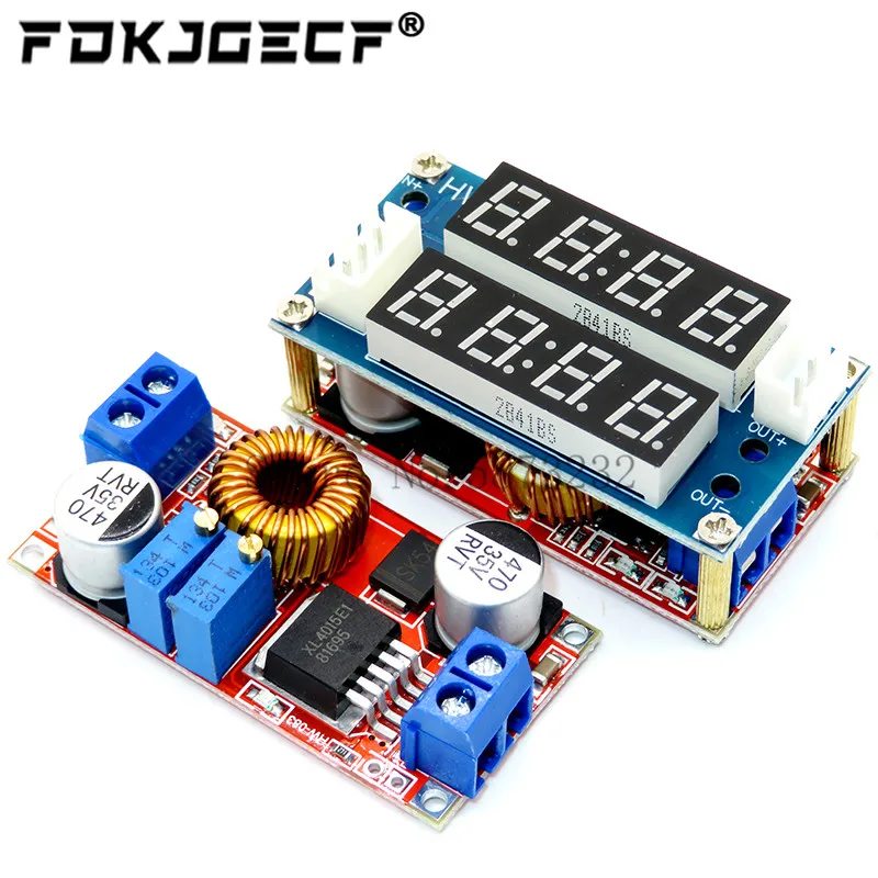 2 in 1 XL4015 5A Adjustable Power CC/CV Step-down Charge Module LED Driver Voltmeter Ammeter Constant current constant voltage
2 in 1 XL4015 5A Adjustable Power CC/CV Step-down Charge Module LED Driver Voltmeter Ammeter Constant current constant voltage