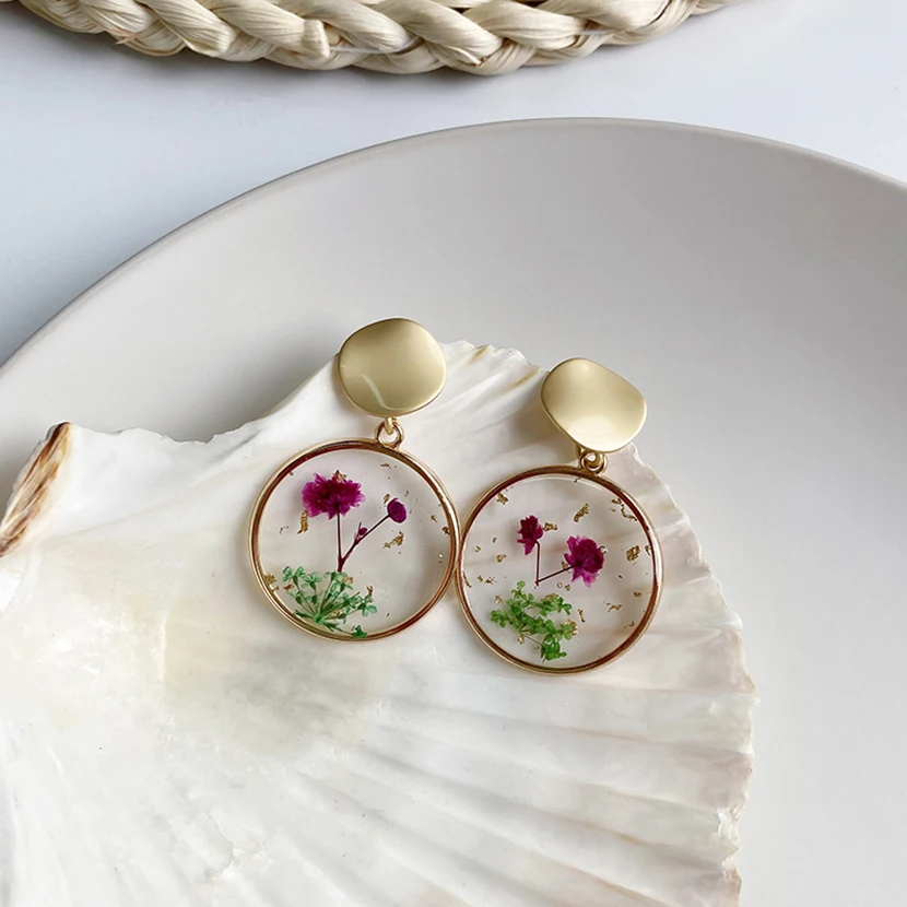 Flower Earrings For Women Unusual Resin Earring Geometry Round Ear Rings Gold Plated Jewelry Body Decorations Cute Accessories
Flower Earrings For Women Unusual Resin Earring Geometry Round Ear Rings Gold Plated Jewelry Body Decorations Cute Accessories