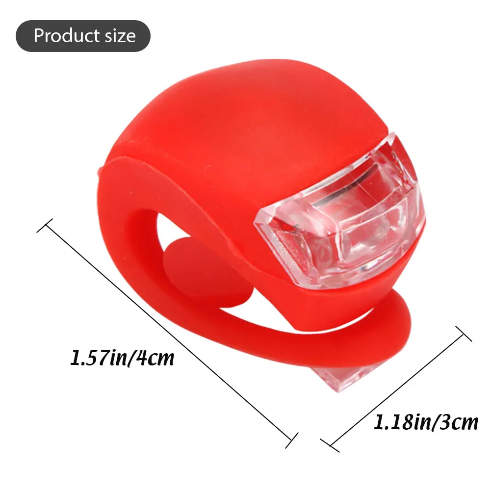 Bicycle Front Light Silicone LED Head Front Rear Wheel Bike Light Waterproof Cycling With Battery Bicycle Accessories Bike Lamps
Bicycle Front Light Silicone LED Head Front Rear Wheel Bike Light Waterproof Cycling With Battery Bicycle Accessories Bike Lamps