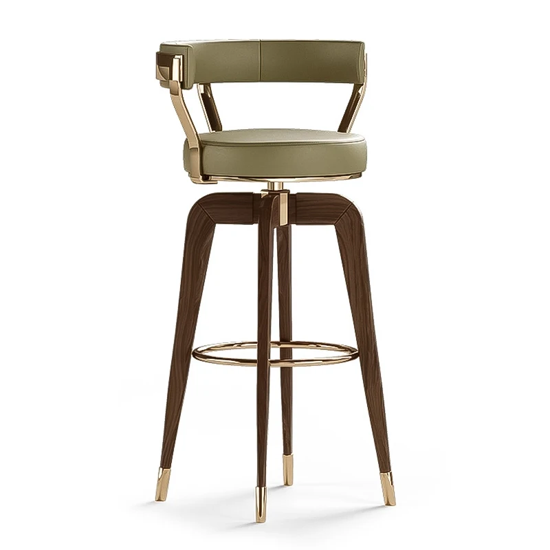 Modern metal stainless steel green leather bar chair and high bar chair stool for bar furniture
Modern metal stainless steel green leather bar chair and high bar chair stool for bar furniture