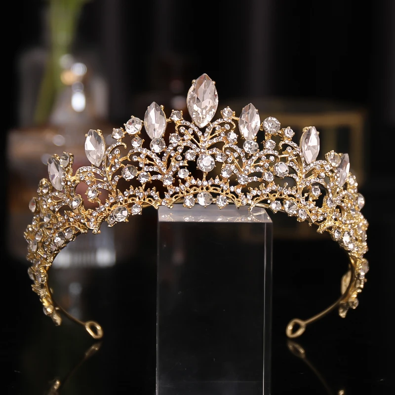 Crystal Rhinestone Crown and Tiara Wedding Accessories Head Jewelry For Bride Hair Jewelry Diadem
Crystal Rhinestone Crown and Tiara Wedding Accessories Head Jewelry For Bride Hair Jewelry Diadem