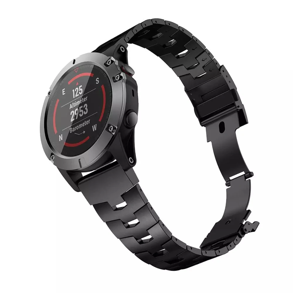 Quick Fit Titanium alloy Stainless steel Watchband For Garmin Fenix 6 6x Pro 5 5x plus Strap MARQ/Enduro Bracelet Watchbands
Quick Fit Titanium alloy Stainless steel Watchband For Garmin Fenix 6 6x Pro 5 5x plus Strap MARQ/Enduro Bracelet Watchbands